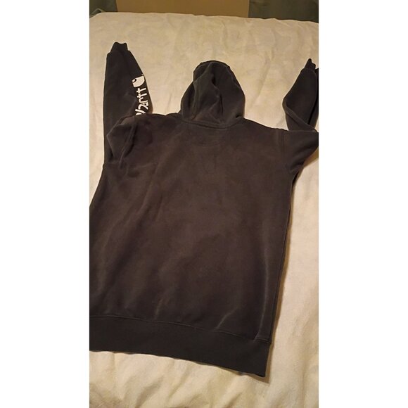 Carhartt Hoodie Sweatshirt Small K288 Black - Picture 7 of 7